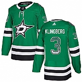 Stars 3 John Klingberg Green Drift Fashion Adidas Jersey,baseball caps,new era cap wholesale,wholesale hats